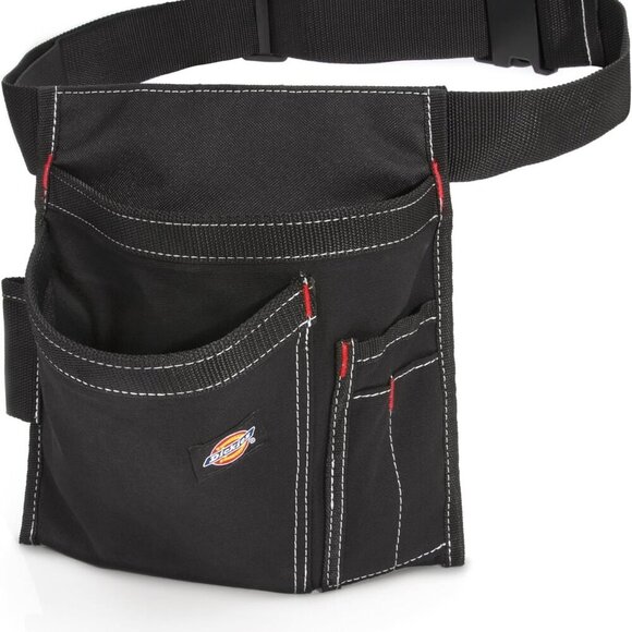 5-Pocket Single Side Tool Belt Pouch/Work Apron, Durable Canvas Construction, Ad - Picture 1 of 6